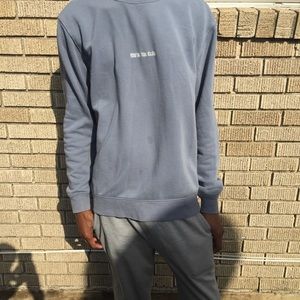 “ You’re Too Close “ baby blue vintage sweater ⚡️